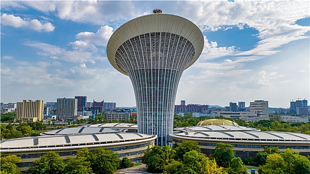 武汉未来科技城马蹄莲建筑