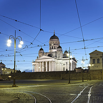 赫尔辛基,大教堂,参议院,方图