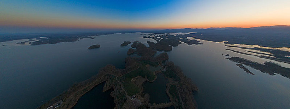 中原第一湖,河南省信阳市南湾湖