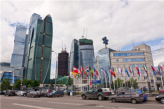 摩天大楼,莫斯科城,商务中心,俄罗斯