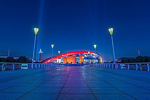 河西新城夜景