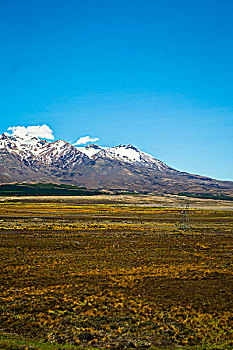 新西兰雪山