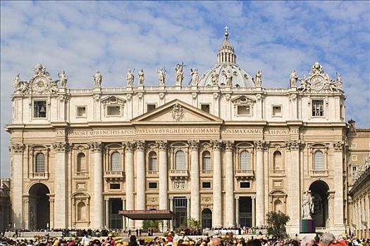 圣彼得大教堂,梵蒂冈,罗马,意大利,欧洲