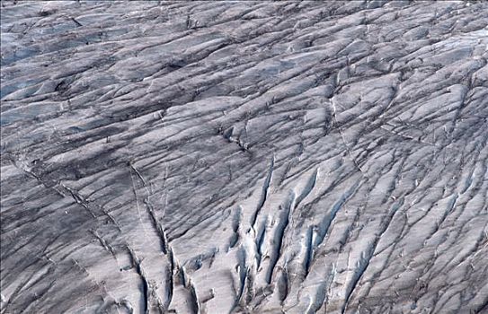 缝隙,冰河,上陶恩山国家公园,卡林西亚,奥地利,欧洲