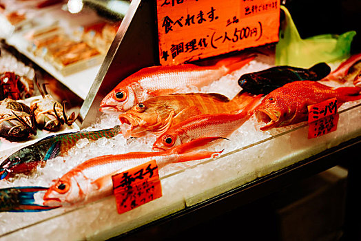 食品市场,冲绳,日本