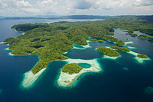 岛屿,半岛,海洋,湖,四王群岛,西巴布亚,印度尼西亚,十月