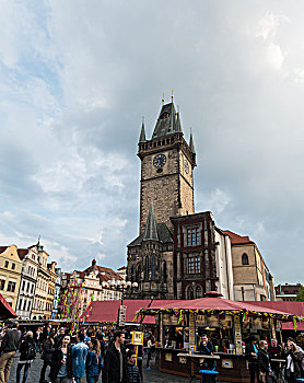 老市政厅,老城广场,布拉格,捷克共和国,欧洲
