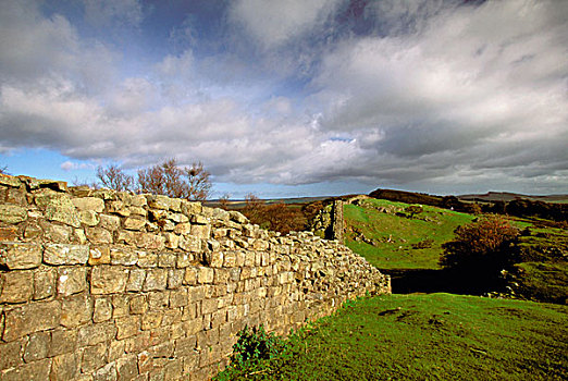 欧洲,英格兰,诺森伯兰郡,墙壁,二世纪,罗马