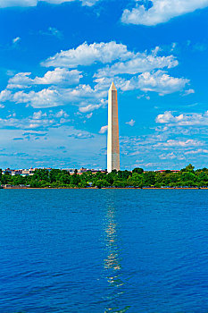 华盛顿纪念碑,反射,潮汐,盆地,华盛顿特区,美国