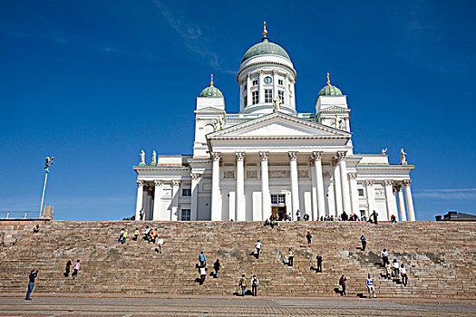赫尔辛基大教堂,叁议院广场,建造,赫尔辛基,芬兰,欧洲