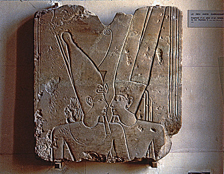 浮雕,神,阿蒙神,搂抱,拉美西斯二世,石制品,碎片,卡尔纳克神庙