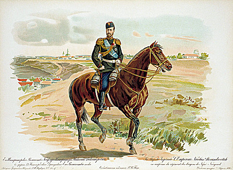 沙皇,俄罗斯,制服,诺夫哥罗德,军团,1896年,艺术家