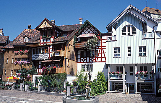 房子,阿尔苯,康士坦茨湖,瑞士,欧洲