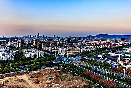 江苏省南京市商品房物业小区建筑景观