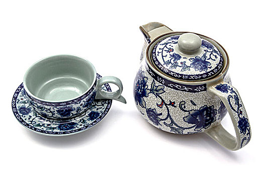 中国茶,锅,杯子