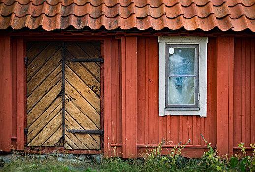 传统,房子,瑞典,欧洲