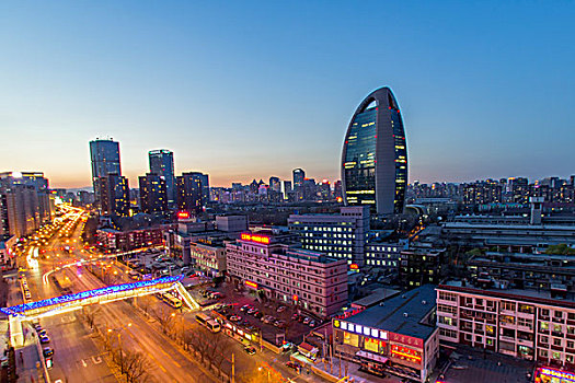 北京城夜景