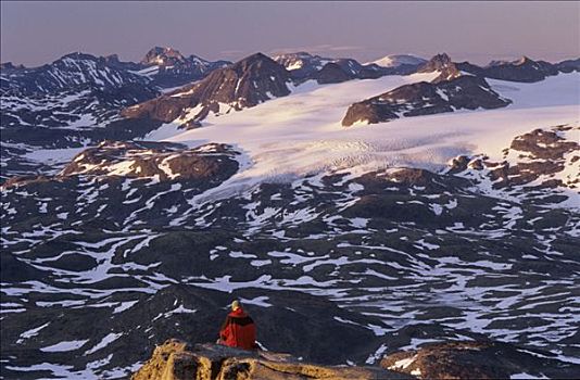 风景,顶峰,尤通黑门山,挪威