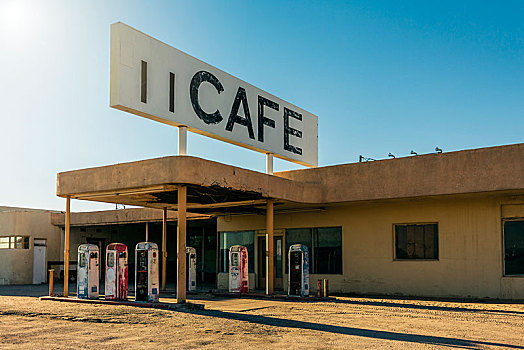 加油站,咖啡,加利福尼亚