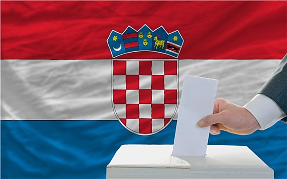 男人,投票,选举,克罗地亚