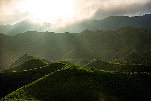 湖南邵阳城步南山大草原风光