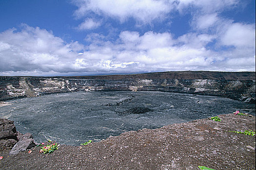 基拉韦厄火山,火山口,夏威夷大岛,夏威夷,美国