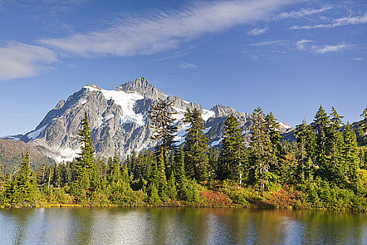 舒克森山,贝克山,国家休闲度假区,华盛顿,美国