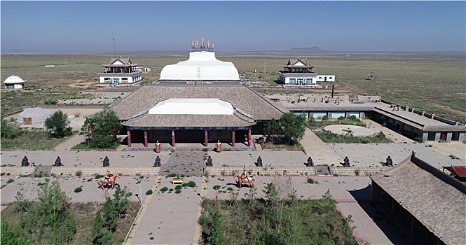 内蒙古废弃的旅游度假村