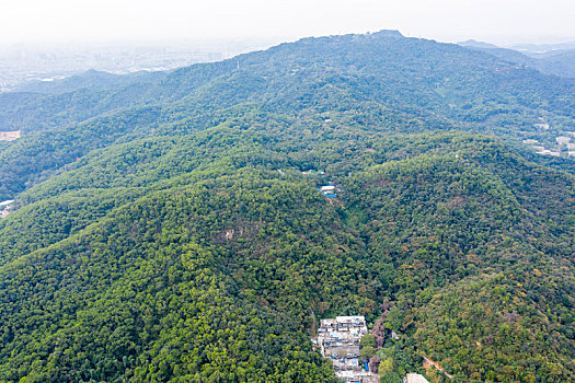 航拍广州白云山风景名胜区