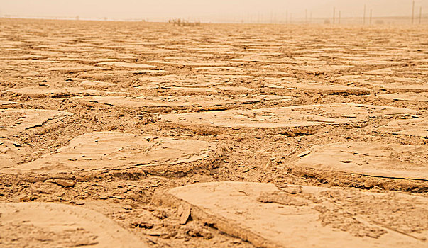 新疆,沙漠,干涸