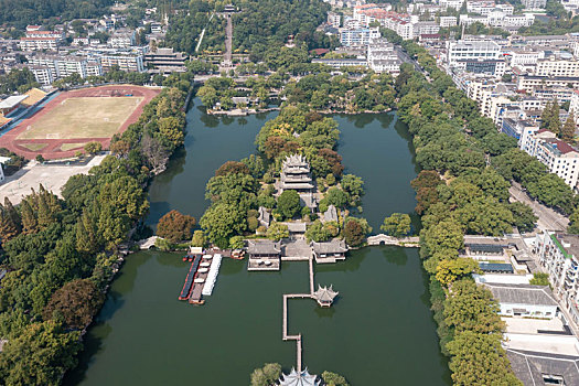 临海市江南长城,台州府城墙,东湖,风景