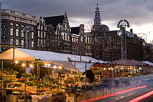 花市,阿姆斯特丹,荷兰