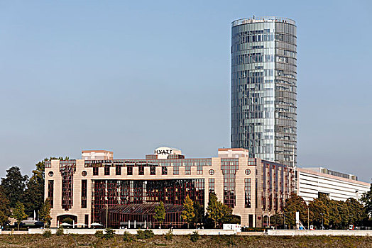 酒店,摩天大楼,北莱茵威斯特伐利亚,德国,欧洲