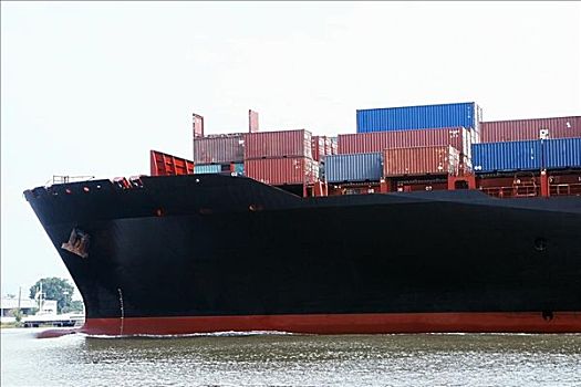 集装箱船,商业码头,乔治亚,美国