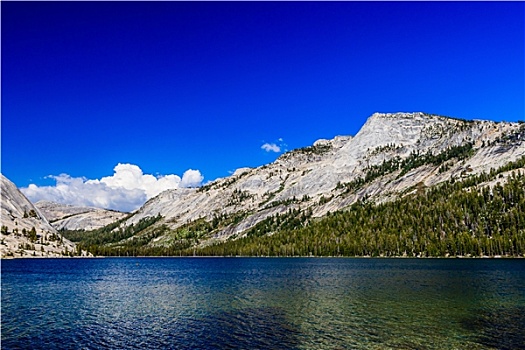 湖,优胜美地国家公园,内华达山脉,美国