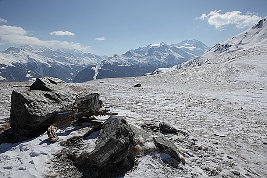 山峦,阿尔卑斯山,瑞士