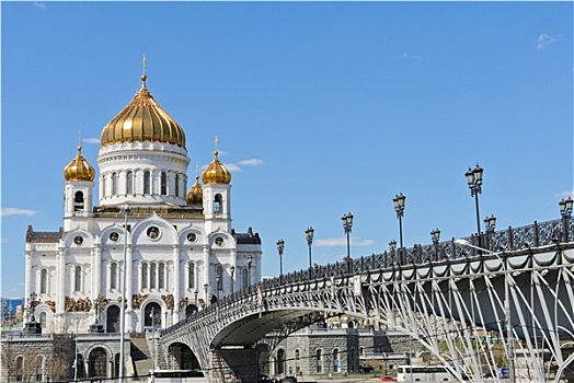 大教堂,耶稣,夏天,莫斯科,俄罗斯