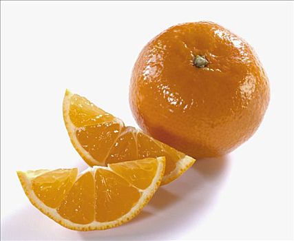 一个,橘子,两个,橙瓣