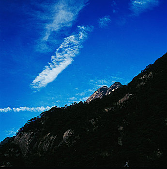 安徽祁门牯牛降山峰