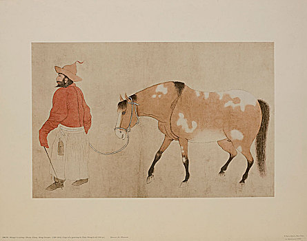 蒙古人,马,中国,明代,描绘,男人,历史