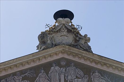 特写,重,铁,帽子,布拉迪斯拉瓦,地标,市政厅,斯洛伐克