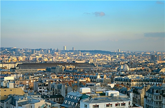 巴黎,俯视,法国