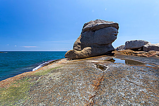 海边的岩石