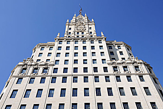 爱德菲斯,第一,摩天大楼,格兰大道,马德里,西班牙,欧洲