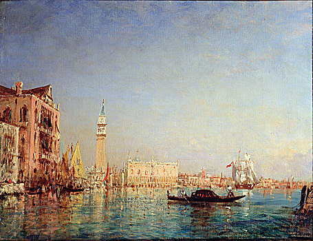 威尼斯,19世纪,艺术家