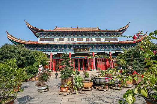 长沙古开福寺－佛殿,钟鼓楼,古银杏,佛塔