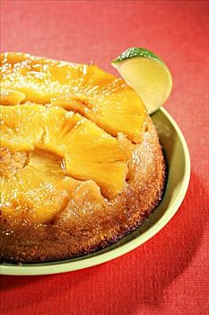 菠萝,颠倒,蛋糕,安的列斯群岛