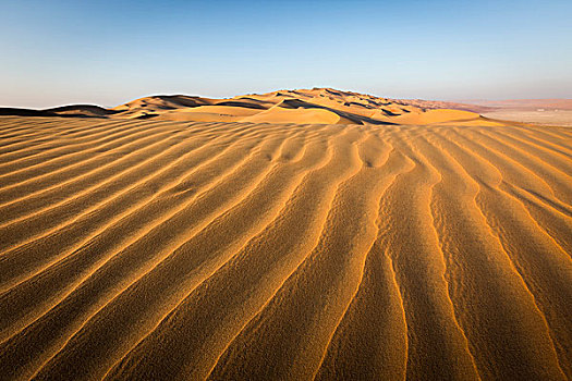 沙丘,空,区域,阿联酋,亚洲