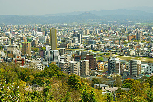 城市,熊本,日本