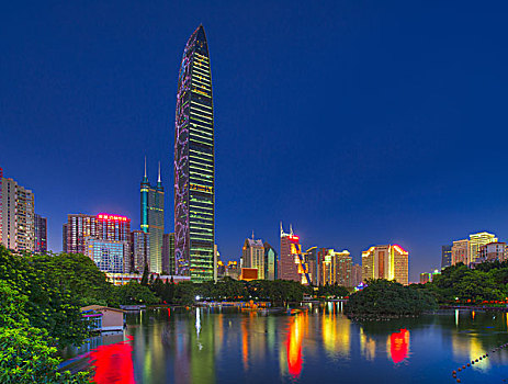 深圳罗湖城市夜景